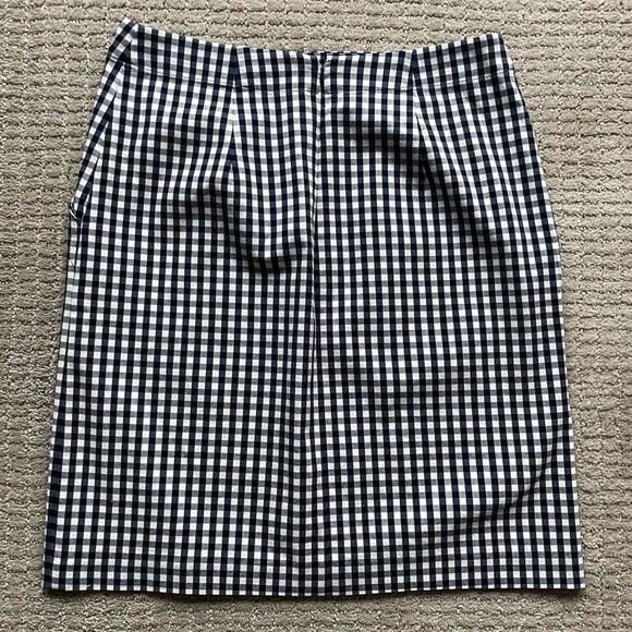 J. McLaughlin Gingham Skirt Size 4 - Picture 4 of 4